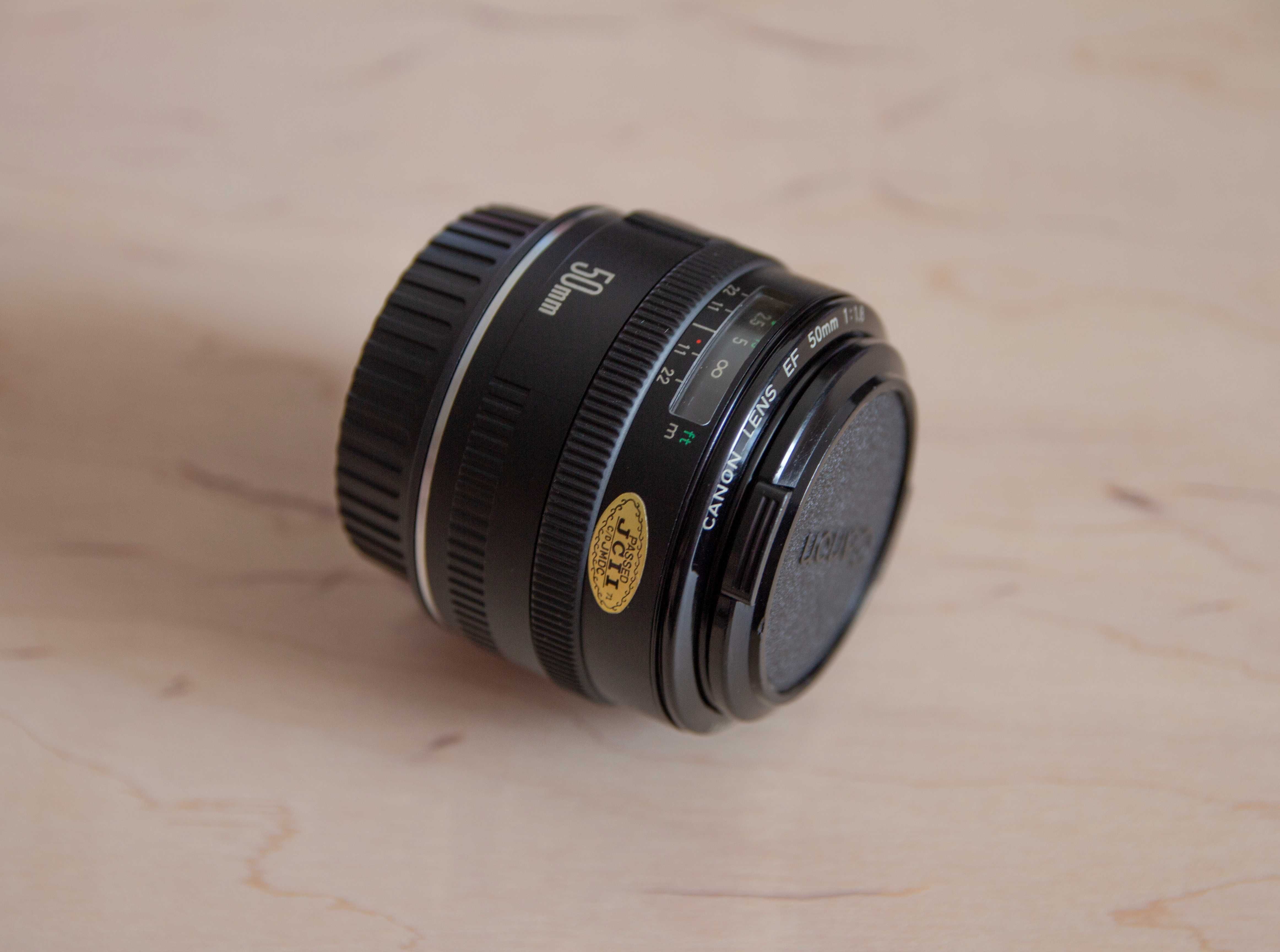 ‼️Стан 9.8/10! Об'єктив Canon EF 50mm F1.8 MK I|+Всі кришки!Портретник