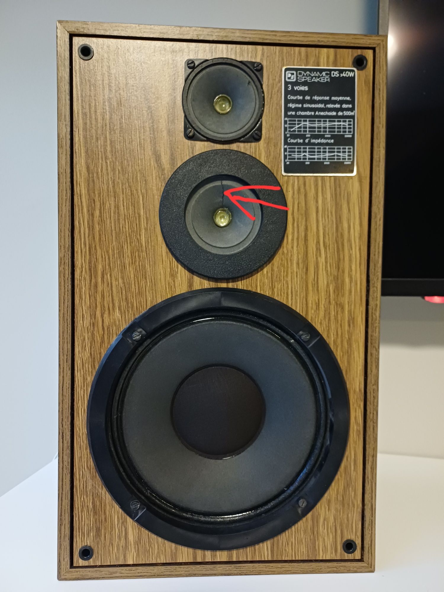 Kolumny TONSIL Unitra Dynamic Speaker DS3 40W 2szt