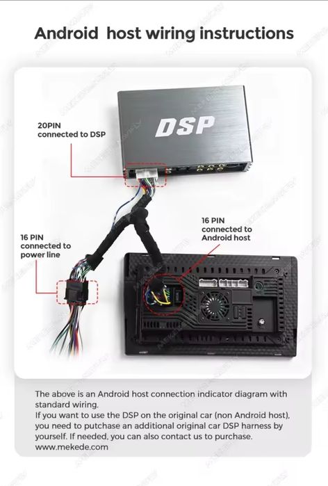 Wzmacniacz samochodowy DSP do Androida