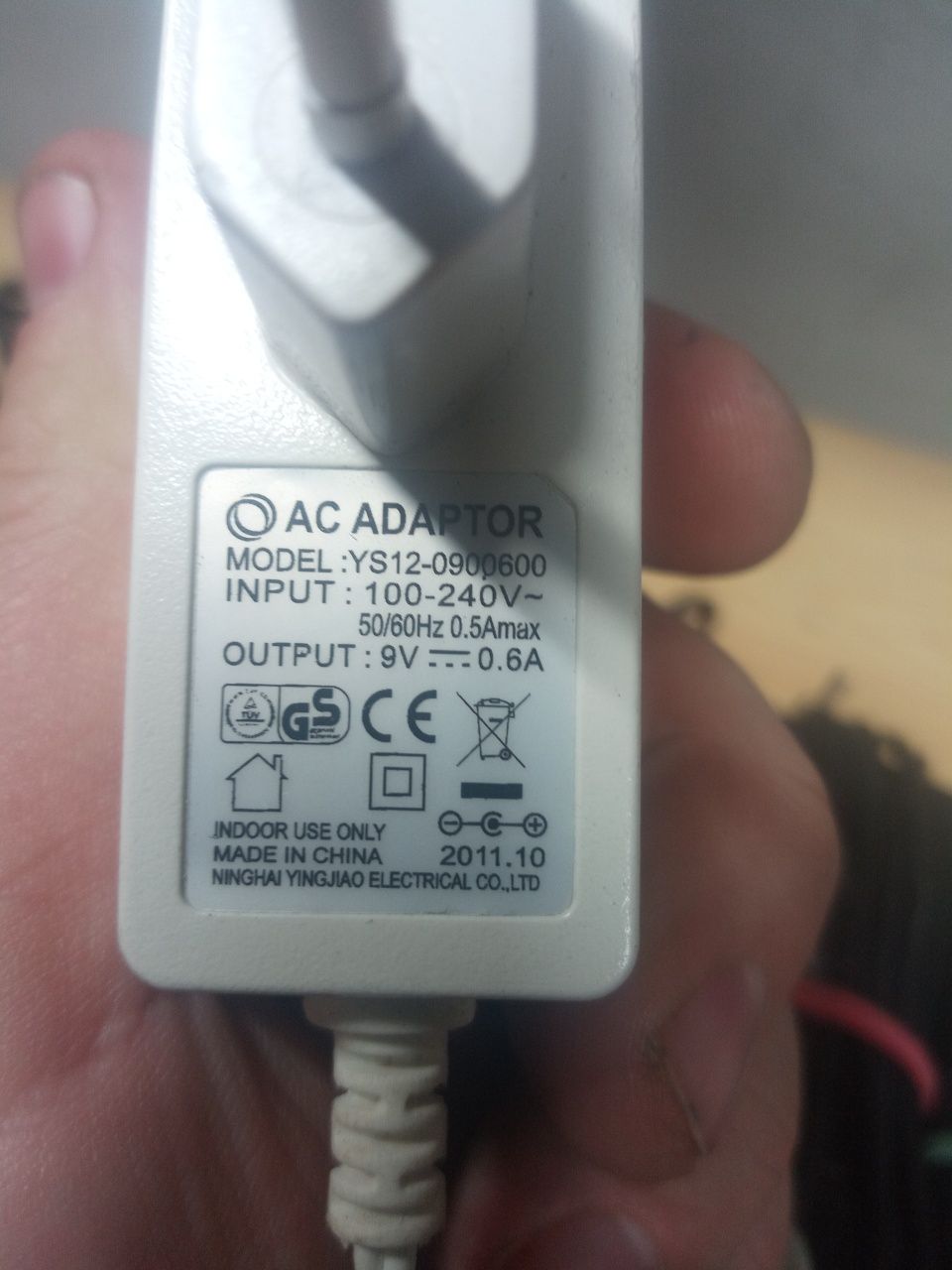 Блок живлення 9V 0,5A 0.6A 1а 4A 9В адаптер питания