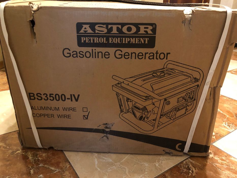 Продам генератор Astor BS3500-IV (бензиновый новый, с медной обмоткой)