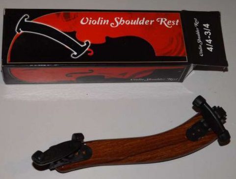 Violino de madeira natural