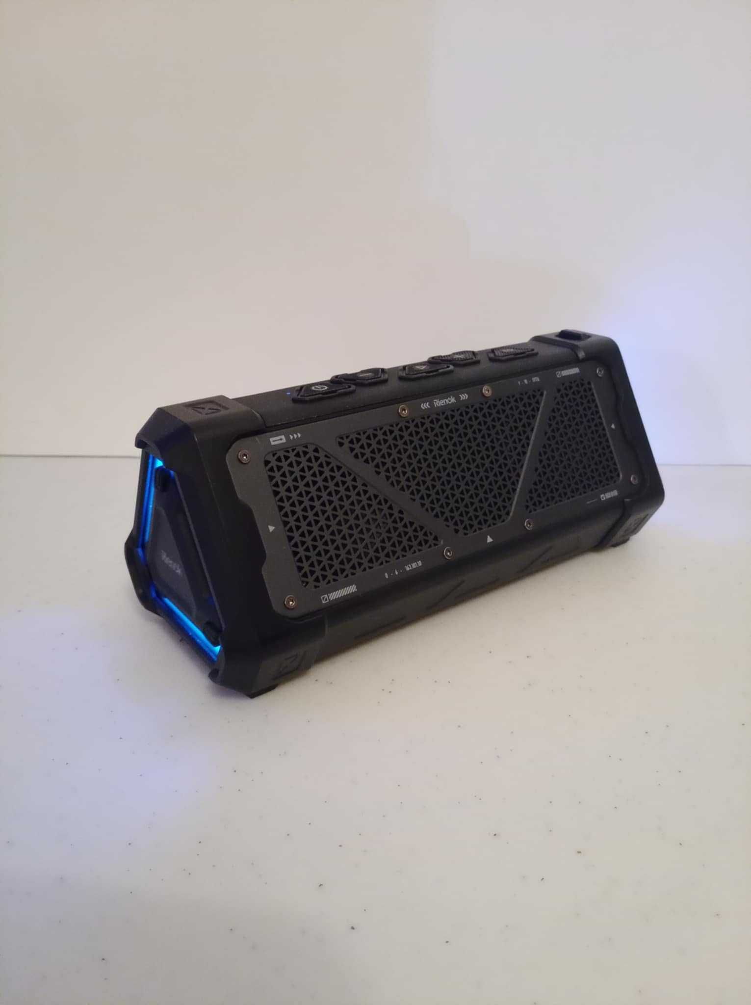 Przenośny Głośnik Bluetooth RIENOK S11 TWS 30W wodoodporny USB czarny