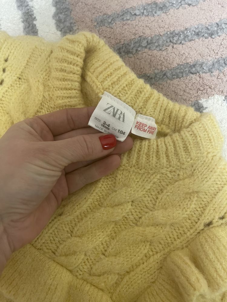 Светр zara на дівчинку