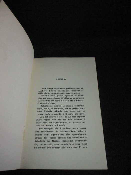 Livro O Existencialismo e a Sabedoria das Nações Simone de Beauvoir
