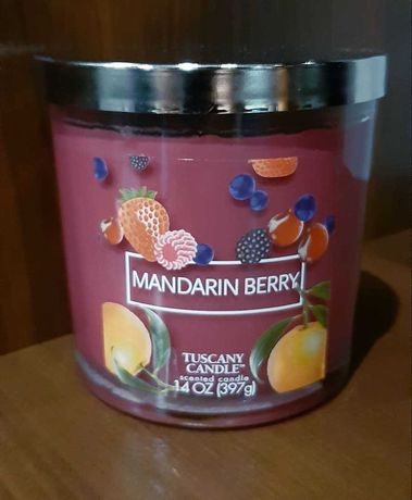 Tuscany Candle - Mandarin Berry, Świeca z wosku sojowego, 397g