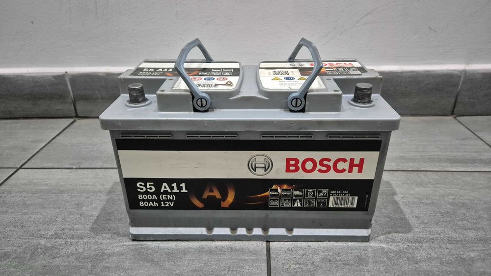 Akumulator używany BOSCH AGM 12V 80AH 800A