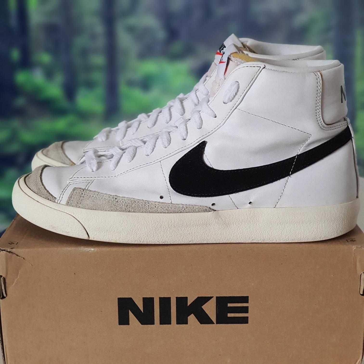 Buty NIKE Blazer MID '77 - biało - czarne - 43 - oryginalne