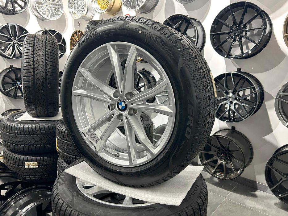 Oryginalne koła zimowe BMW 19 5x112 G01 G45 X3 G02 X4 Pirelli 245/50