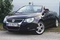 VW EOS 2.0 TDI 140km 8V BMM Alu 17 Bordowa Skóra Klima Kabrio 2007r