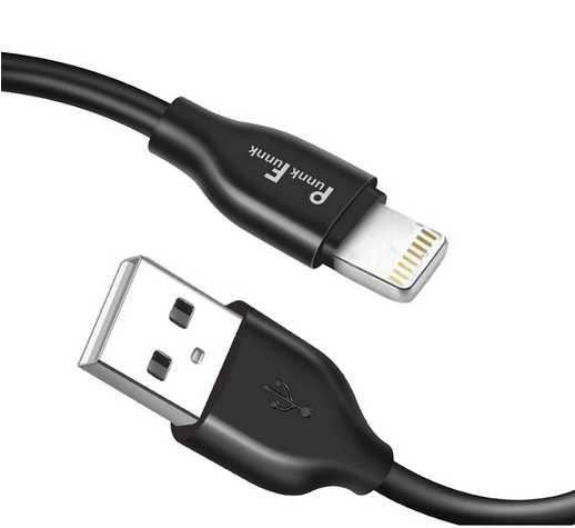 Кабель PunnkFunnk 2,4 A,  Micro USB  8-контактний  Lightning