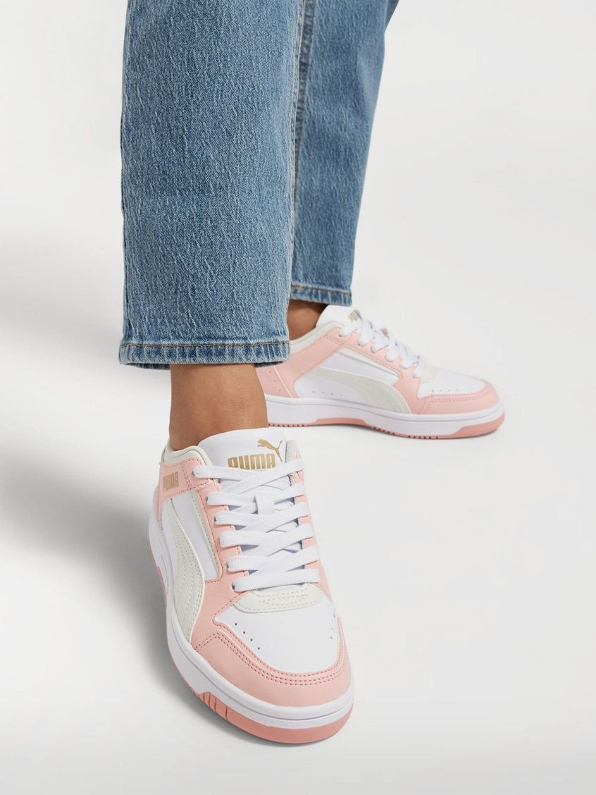 Кеди Puma Rebound Joy Low 41-42 унісекс пума рожеві кросівки білі