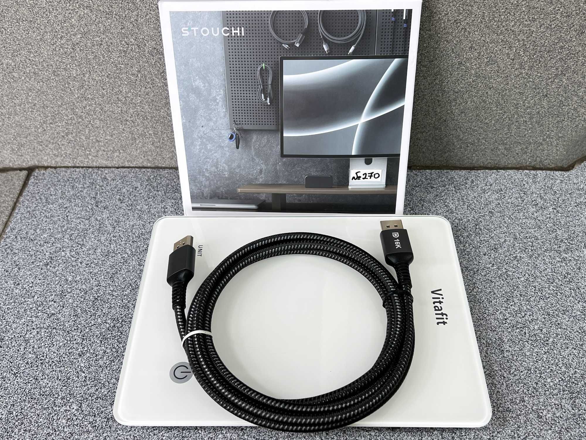 DP2.1 16K Кабель DisplayPort v 2.1 Stouchi GTX RTX