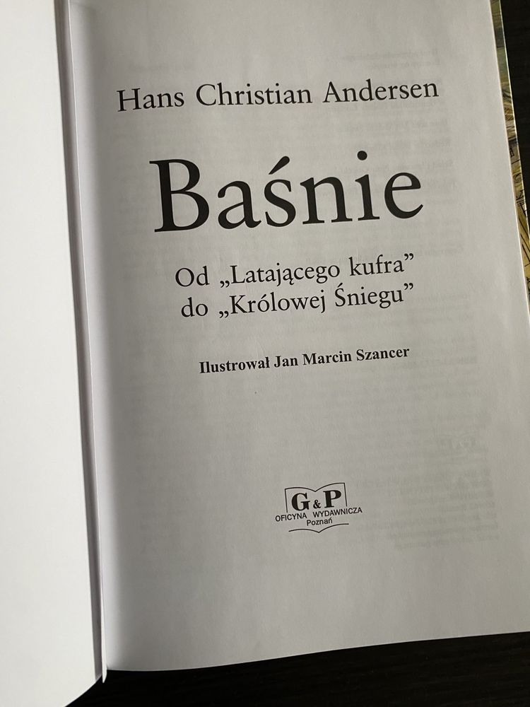 Baśnie Andersena ilustracje JM Szancer wydanie jubileuszowe wysyłka