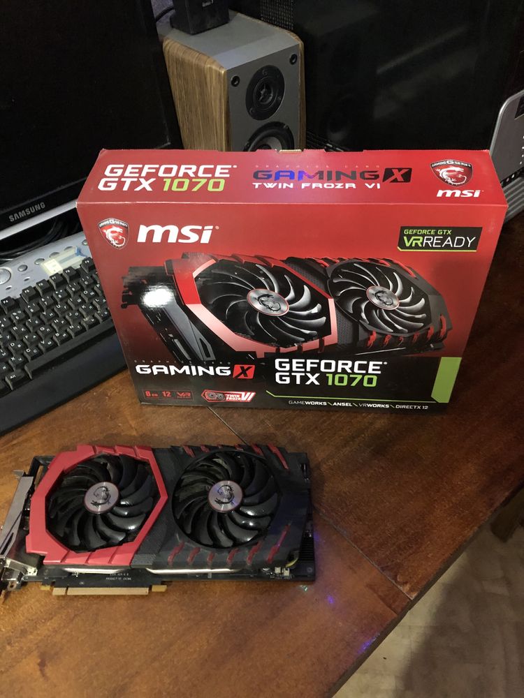 Видеокарта MSI GeForce GTX1070 Gaming X