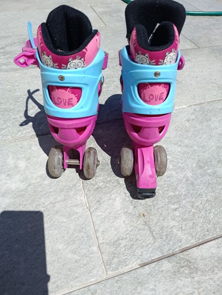 Patins em linha menina