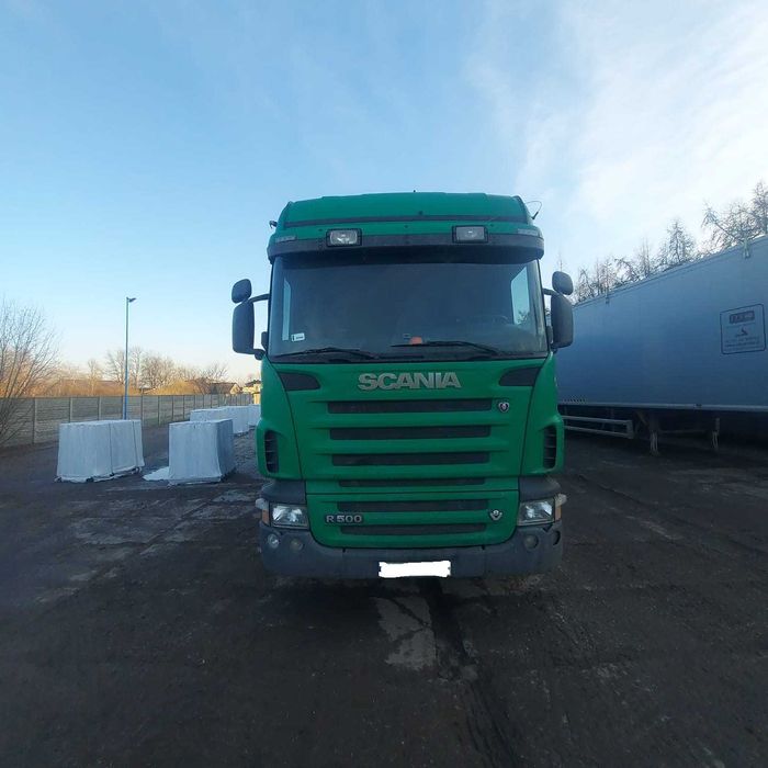 samochód ciężarowy SCANIA R500 V8 do złomu i drewna