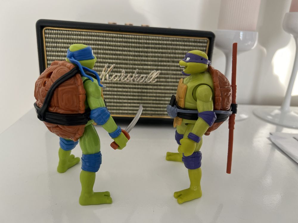 Żółwie Ninja 2 figurki z dzwiękiem