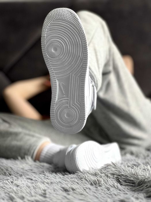 ТОП! Кросівки Найк Аір Форс ВИСОКІ білі 36-44 розміри! Air Force White