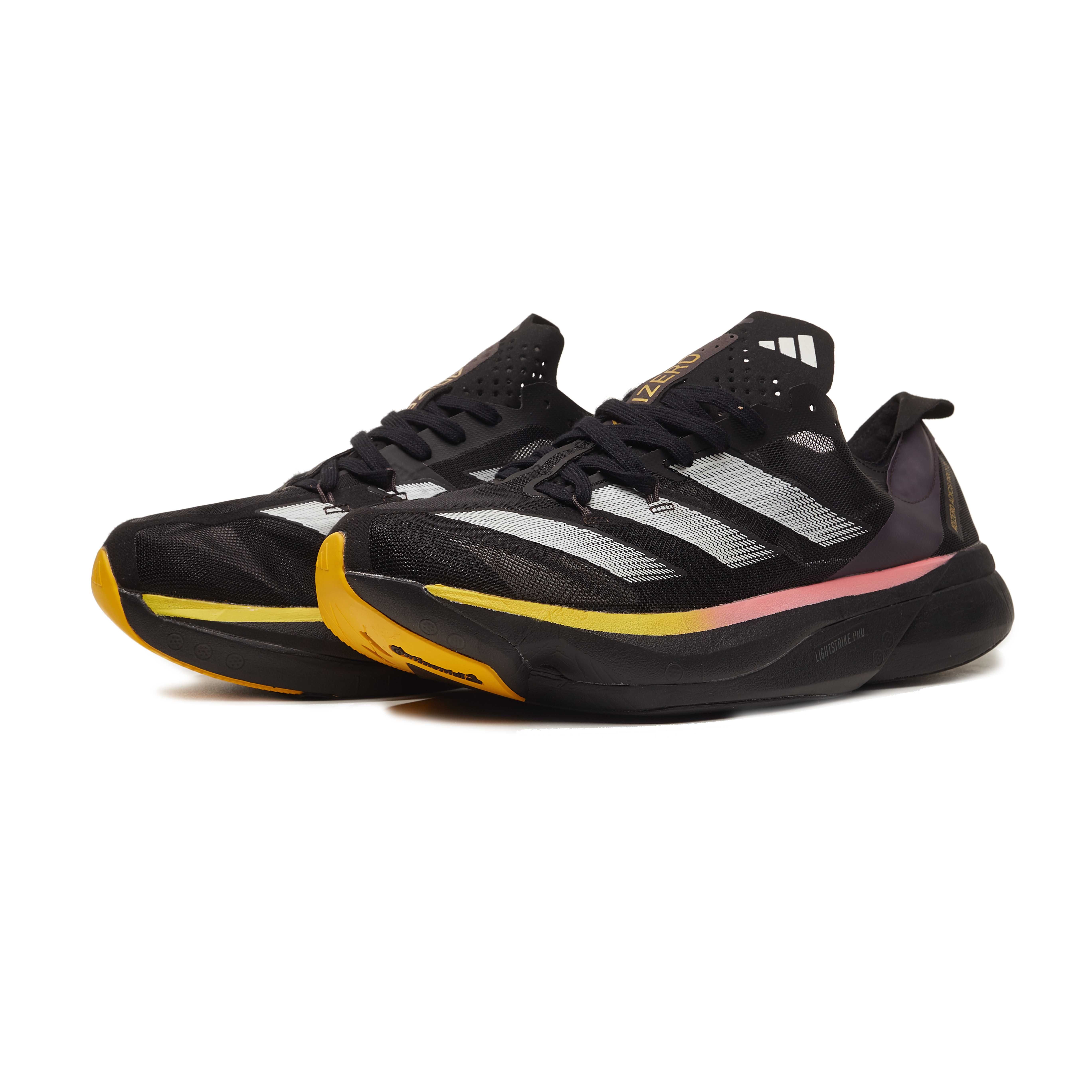 Чоловічі кросівки  Adidas Adizero Adios Pro 3 чорний з білим 5018 ТОП