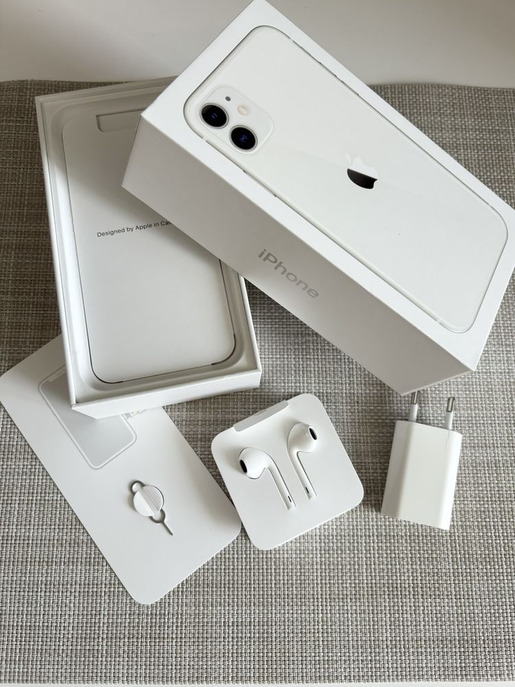 iPhone 11 128 gb white neverlock в идеальном состоянии