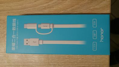 Oryginalny kabel USB na MicroUSB i USB-C Huawei/Honor