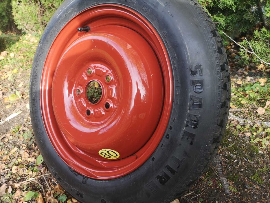 Fiat Sedici, Suzuki SX4 koło dojazdowe 135/90/ 16”