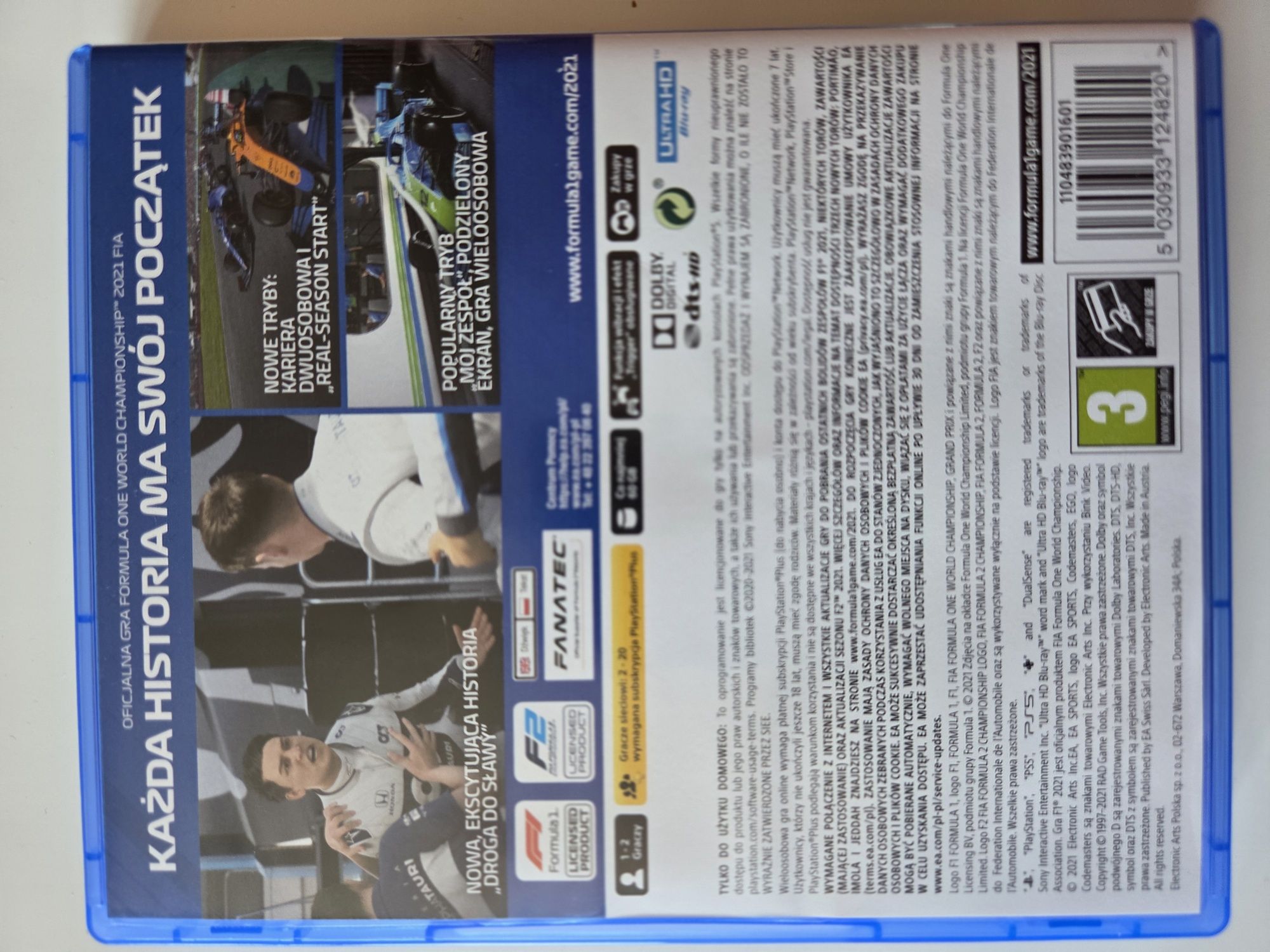 Gra Formula 1 F1 2021 PS5