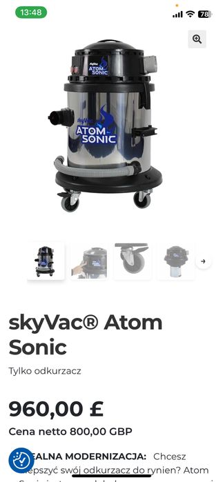 Odkurzacz ATOM SONIC
