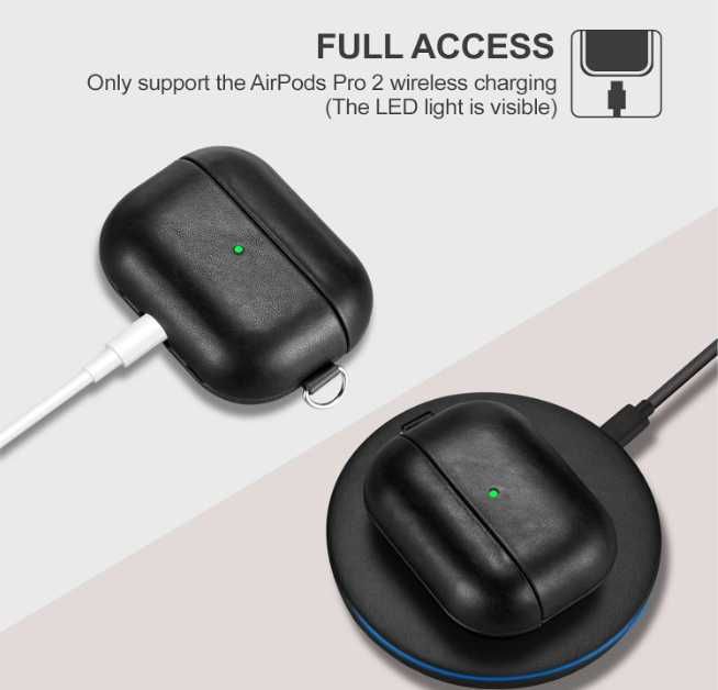 eleganckie etui czarne do airpods pro 2