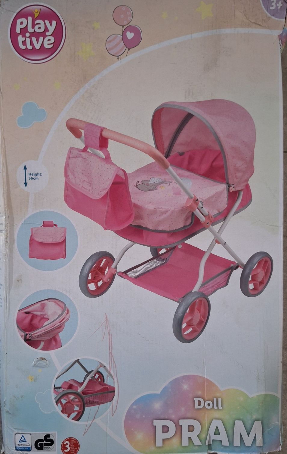 Wózek gondola dla lalek Play tive