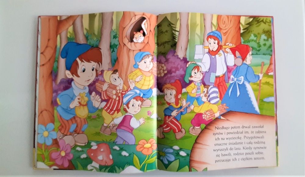 Książka Tomcio Paluch , bajka Braci Grimm , dzieci 3-6 lat