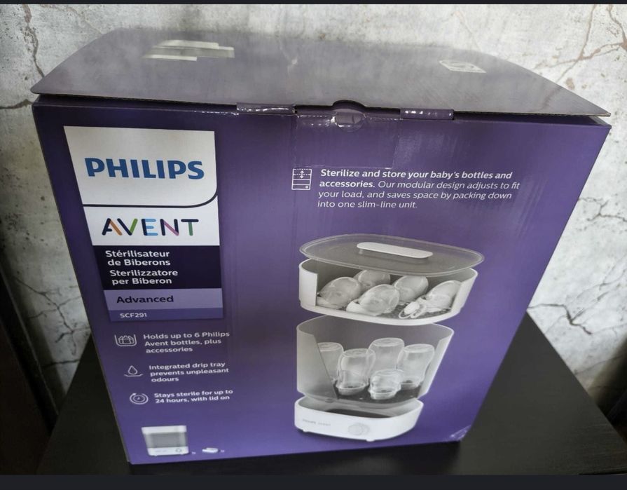 Sprzedam nowy sterylizator parowy Philips Avent SCF291/00 + suszarka