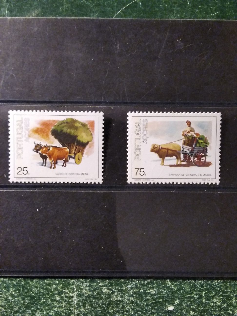 1986 Série Transporte Típico Dos Açores MNH **
