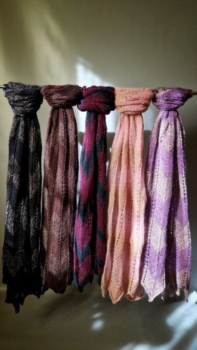 Кашемір, альпака, мохер, мериносова вовна. Палантини жіночі