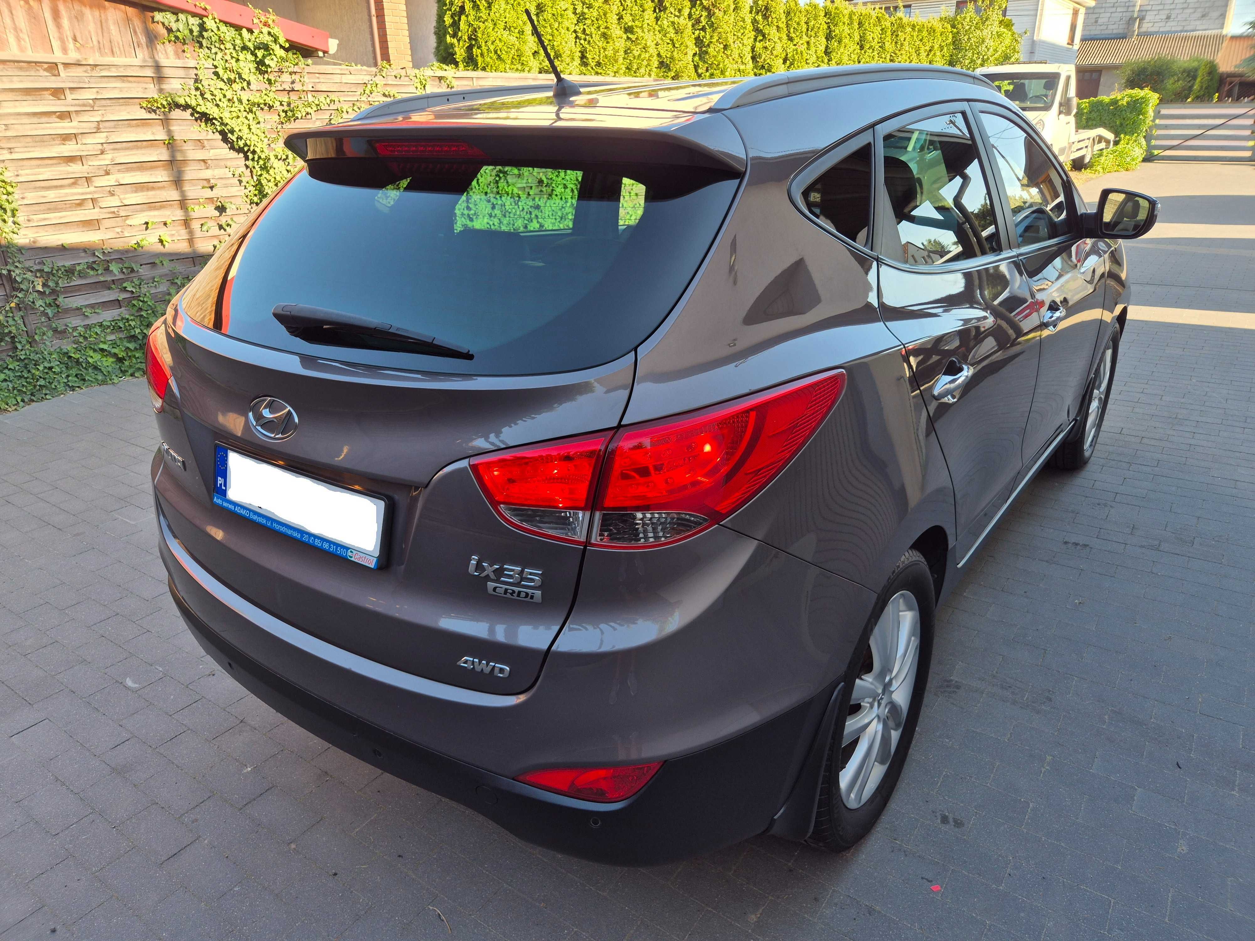 Hyundai IX35 2.0D 185km 4x4 Bogata Wersja Zadbany Serwis Salon PL I WŁ