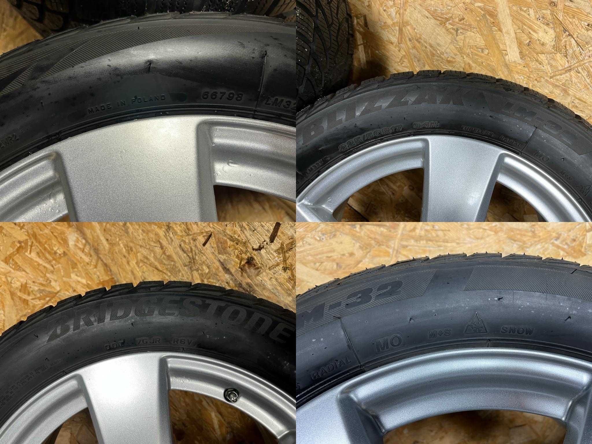 Alufelgi alusy koła opony ZIMÓW zimowe mercedes 225/50R17 C W205 5x112