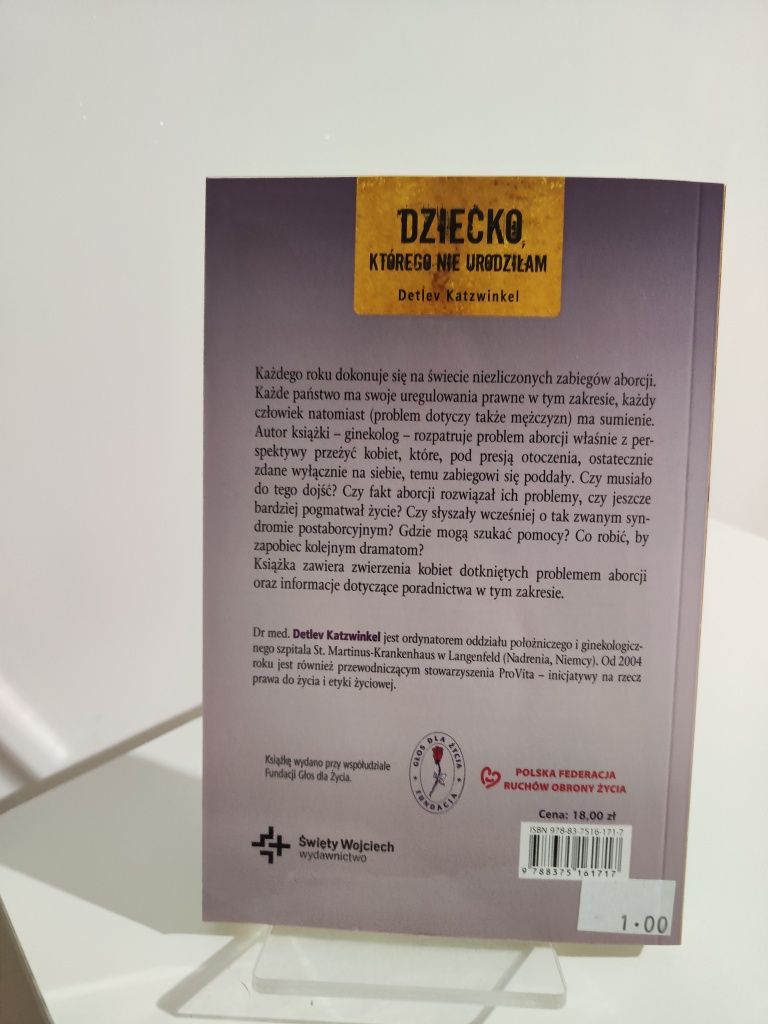 Dziecko, którego nie urodziłam Aborcja - Detlev Katzwinkel x