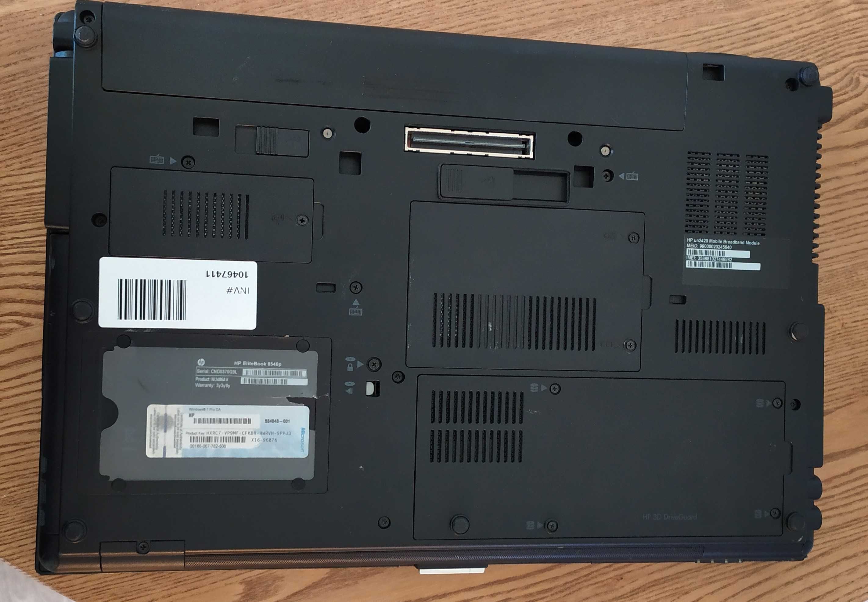 Ноутбук HP EliteBook 8540p