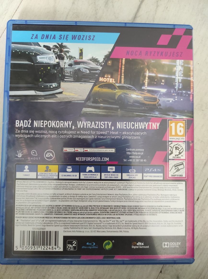 Gra na PS4 Need For Speed heat