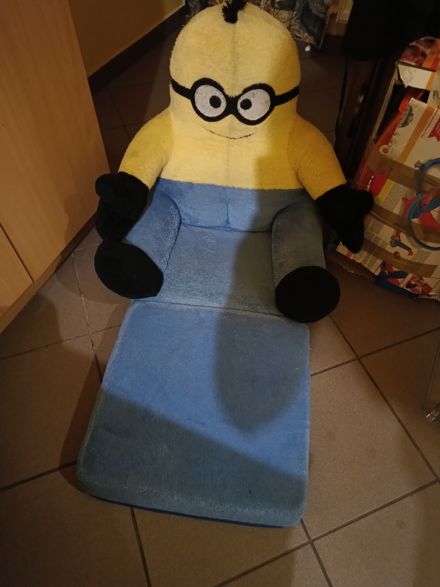 Fotel rozkładany Minionek