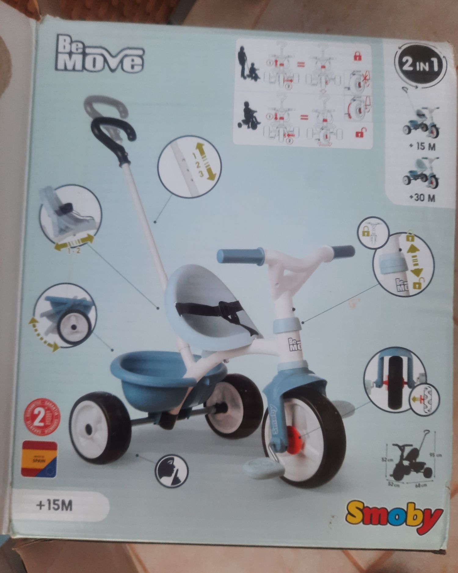 Triciclo para criança Be Move