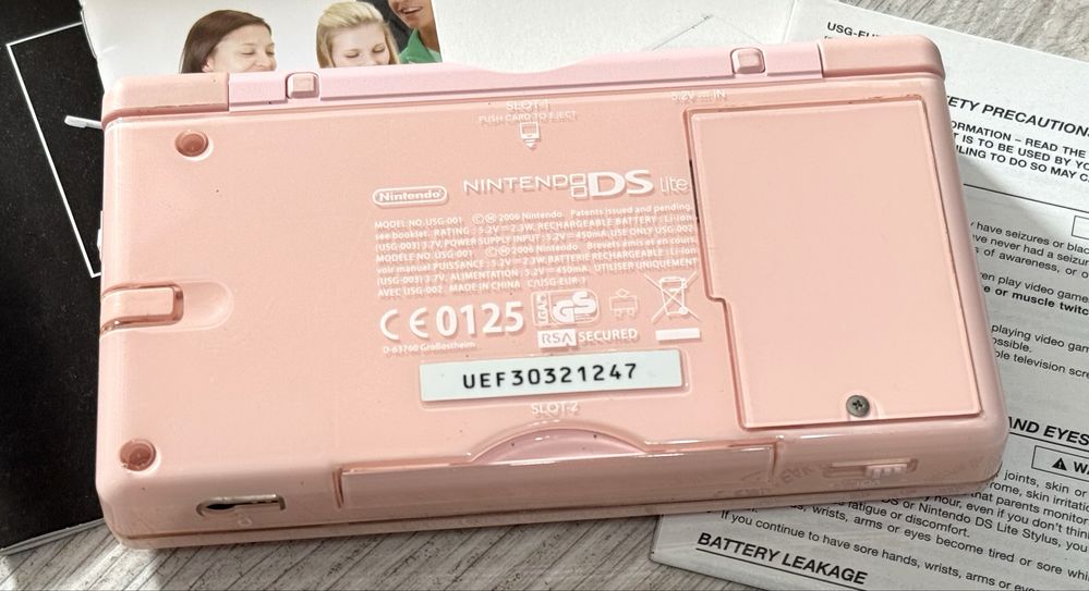 Nintendo DS Lite Pink Box Zestaw