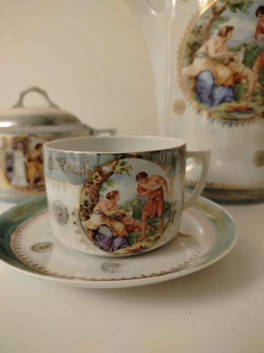 Porcelana Ćmielów - serwis do herbaty Lwów