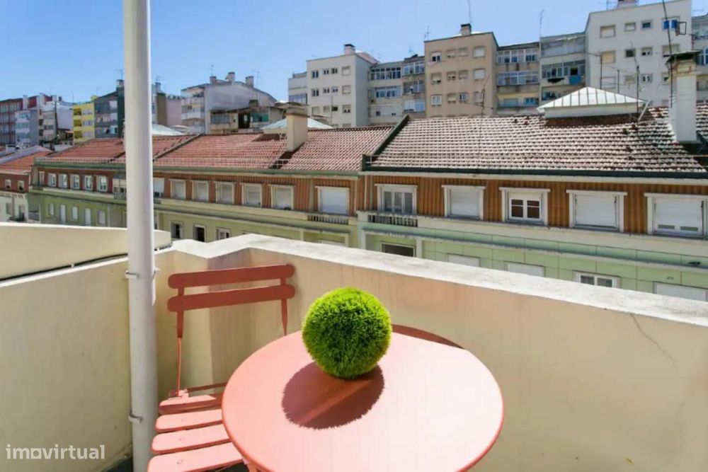 Apartamento com 1 quartos - localizado em Arroios Lisbon