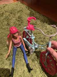 Barbie com a sua bicicleta