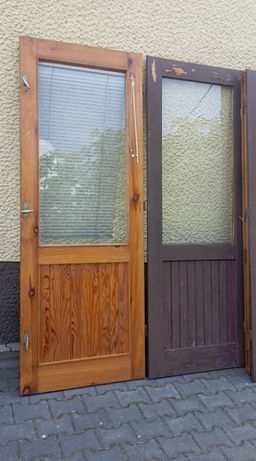 Drzwi balkonowe drewniane