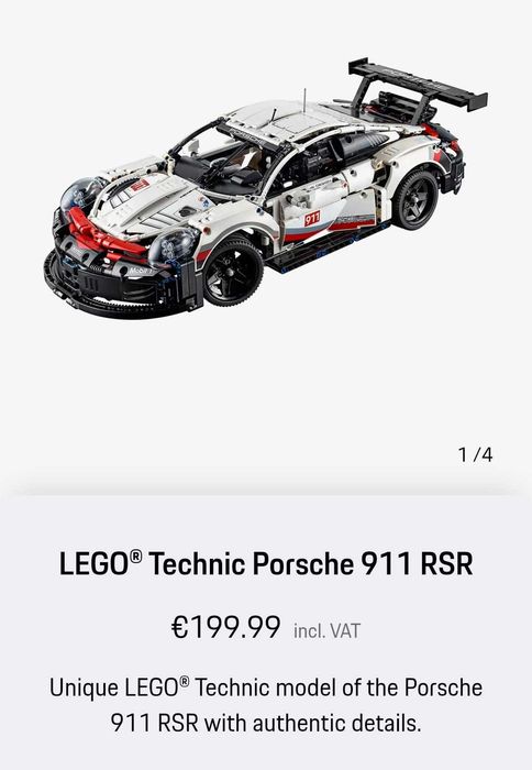 Lego Technic Porshe 911 RSR