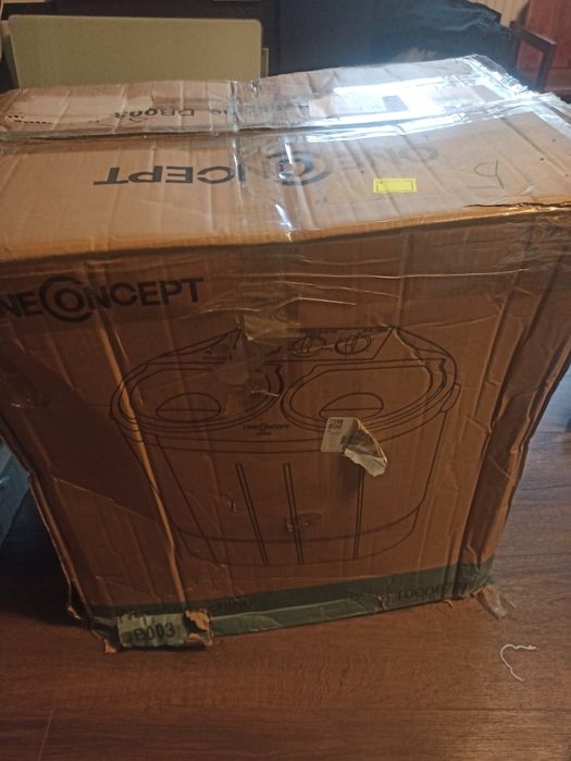 Портативна пральна машина з центрифугою OneConcept DB003