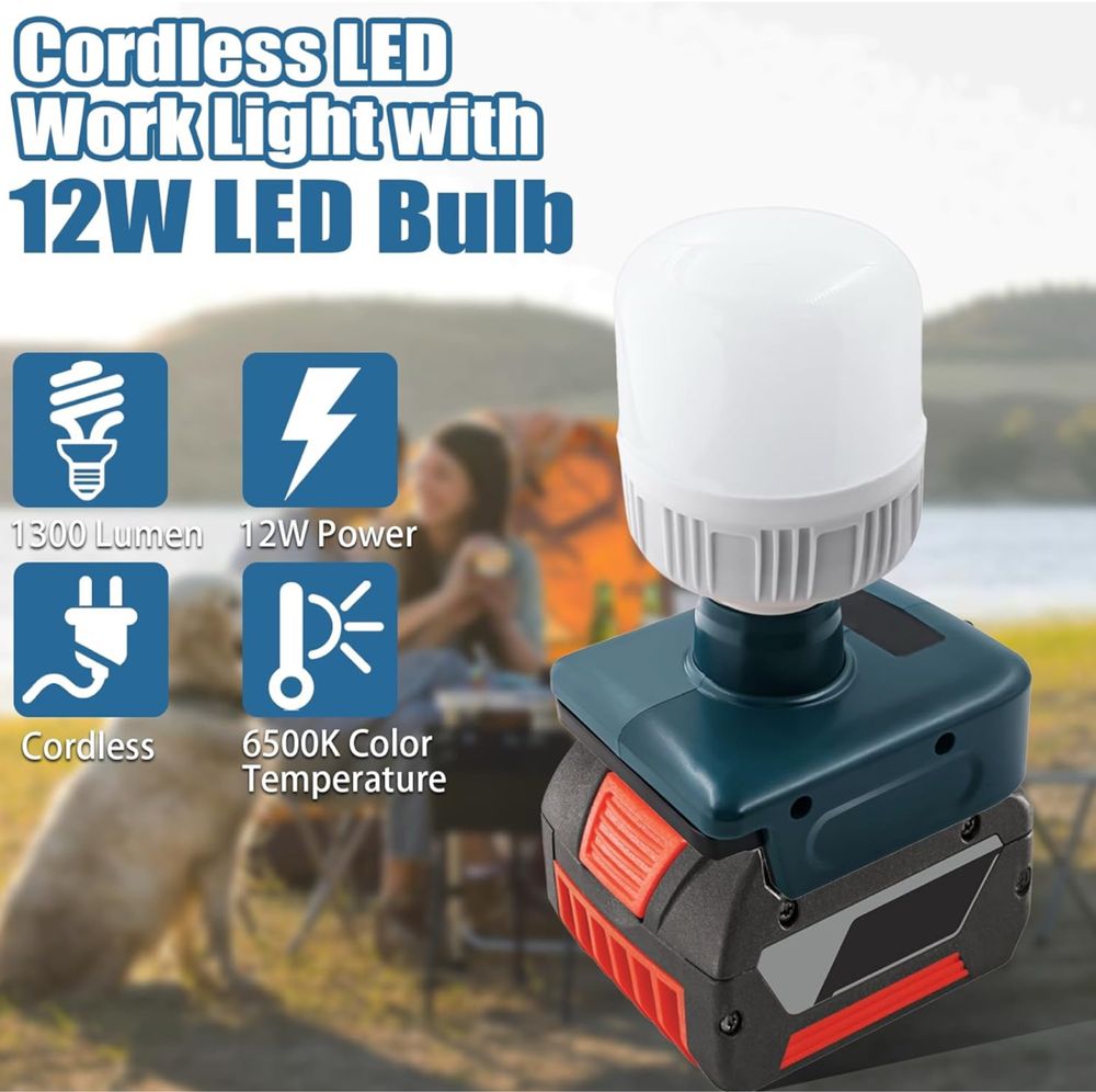 Lampa akumulatorowa pod akumulator Bosch 18V